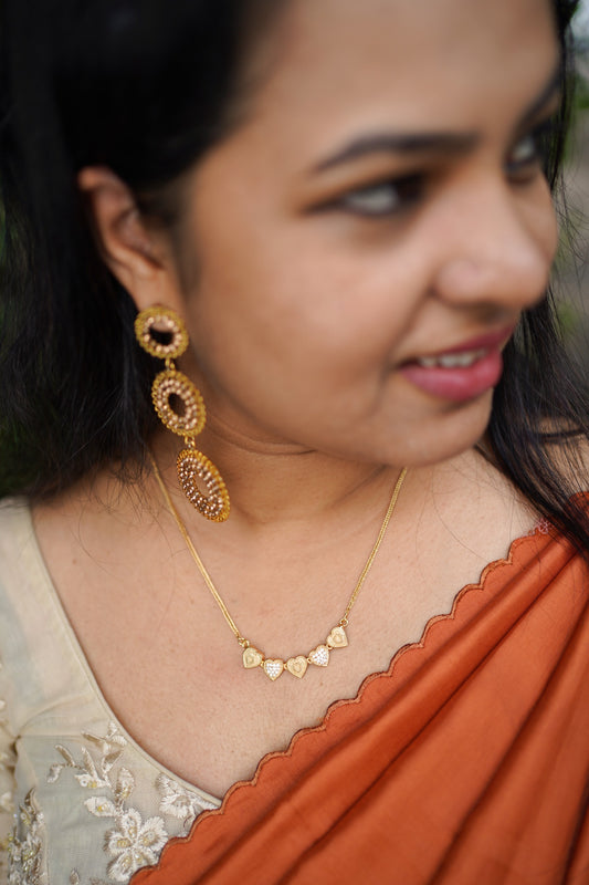 Simple gold plated chain