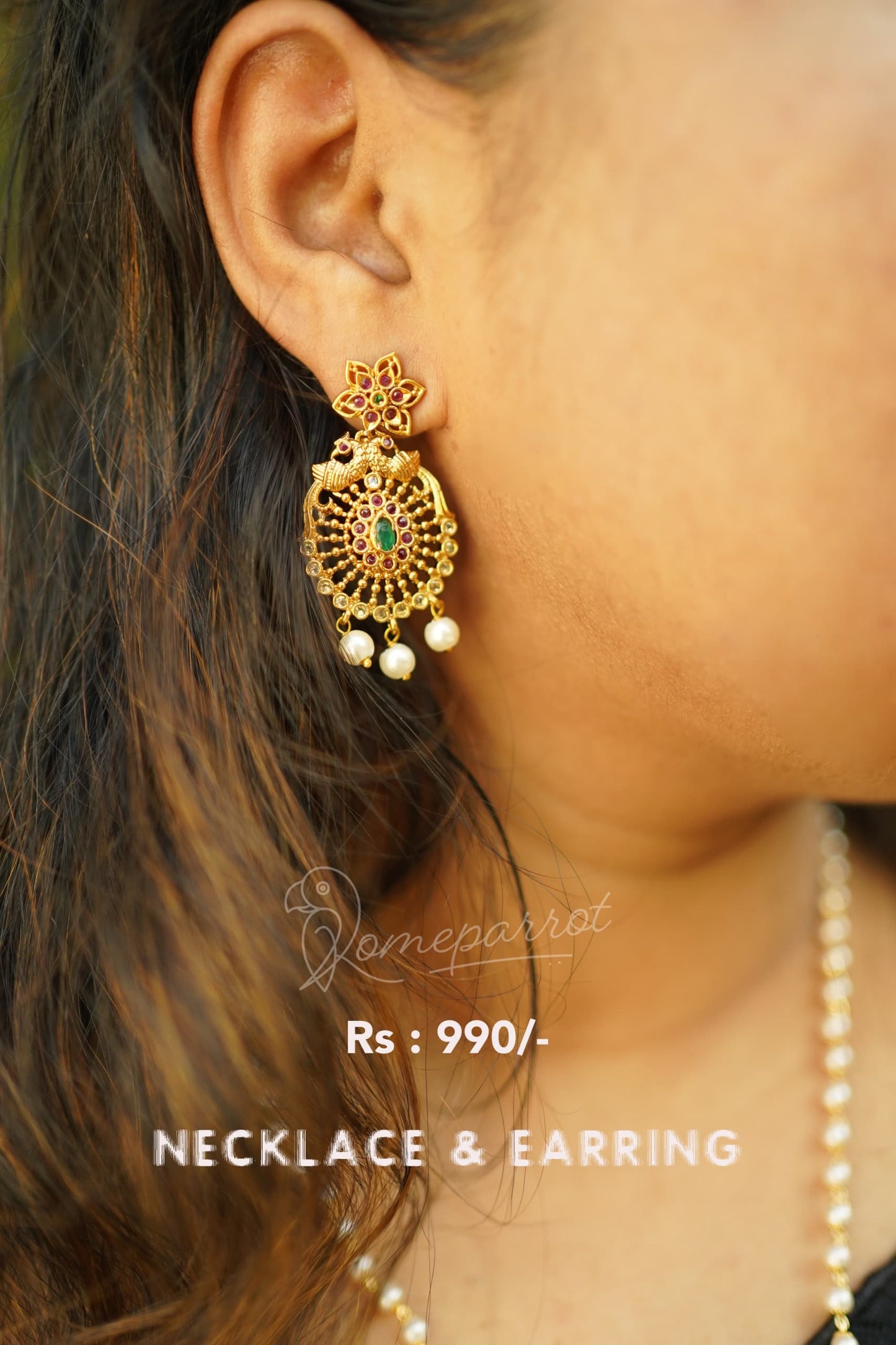 Pearl Necklace Set