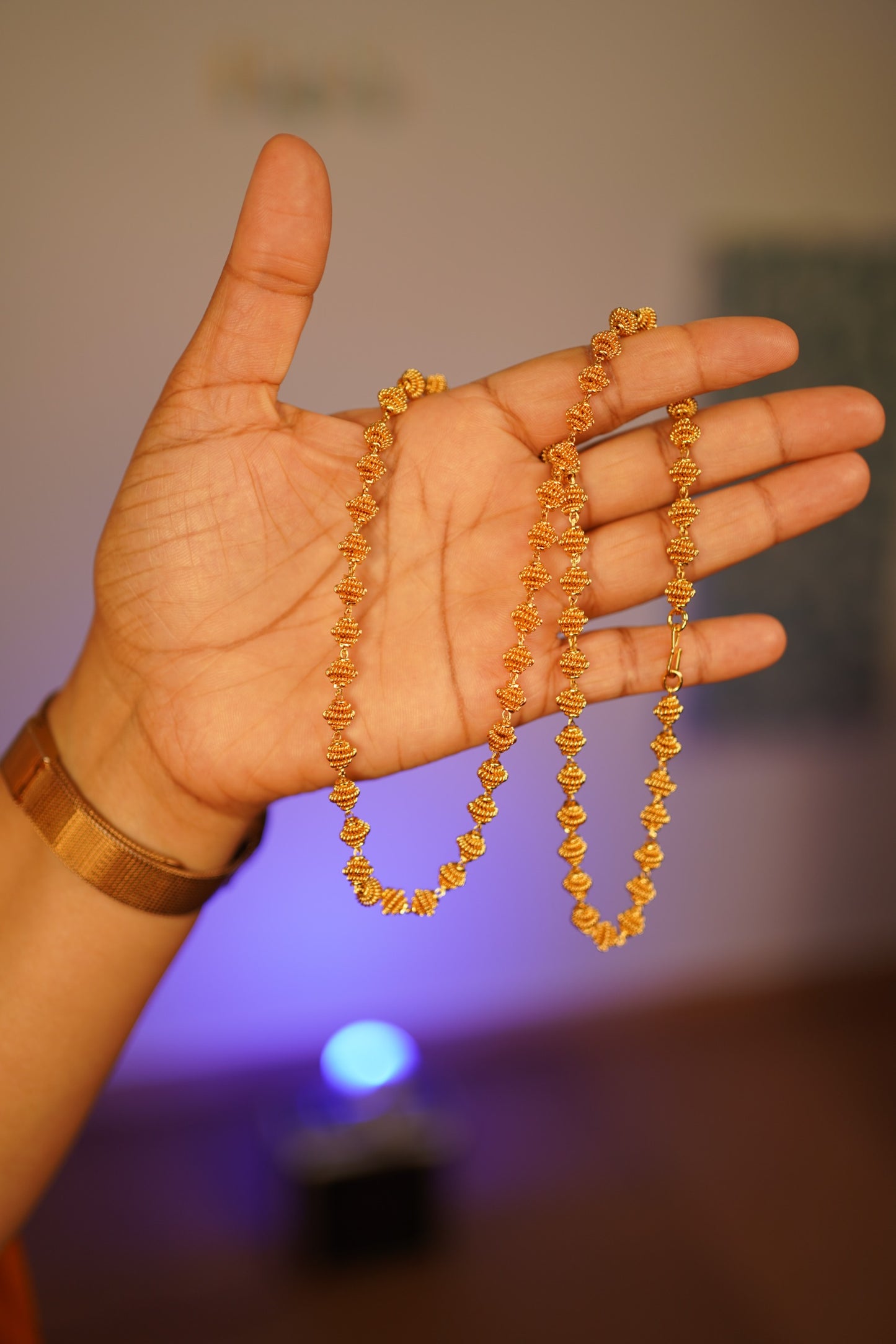 Gold plated 8 pidi chain
