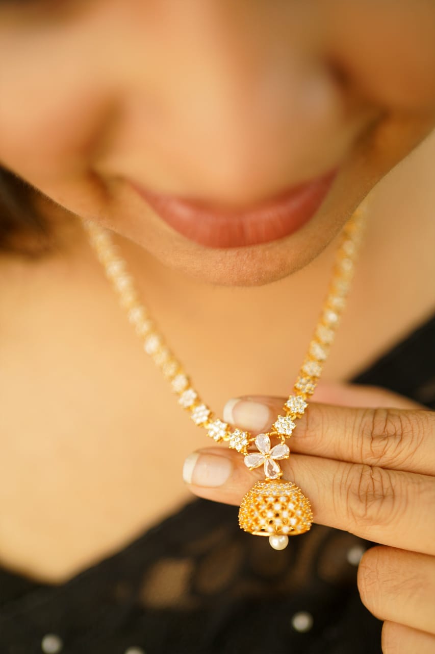 Jhumka Necklace Set