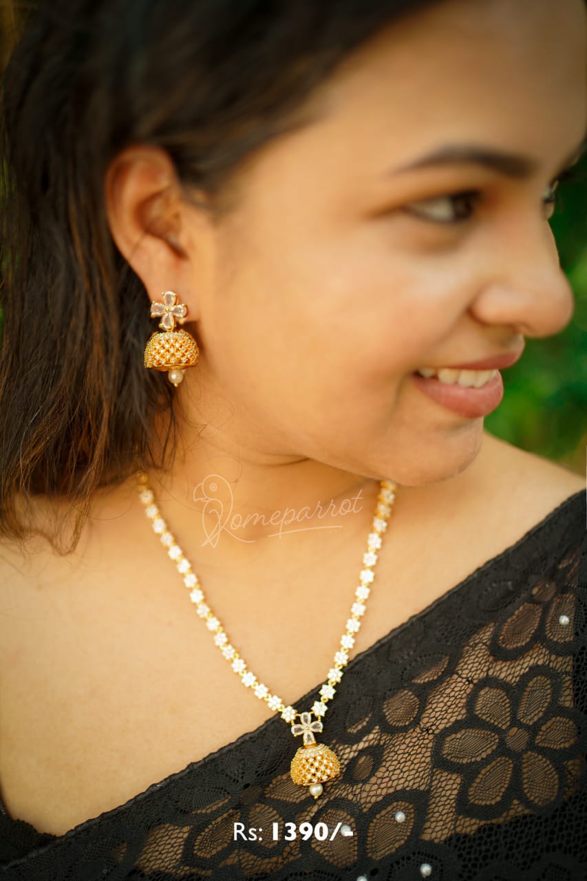 Jhumka Necklace Set