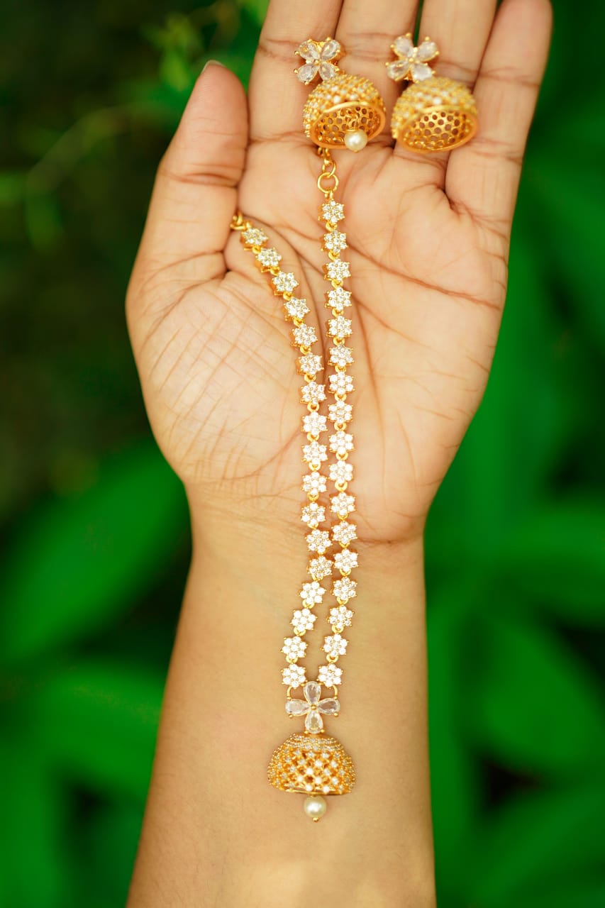 Jhumka Necklace Set