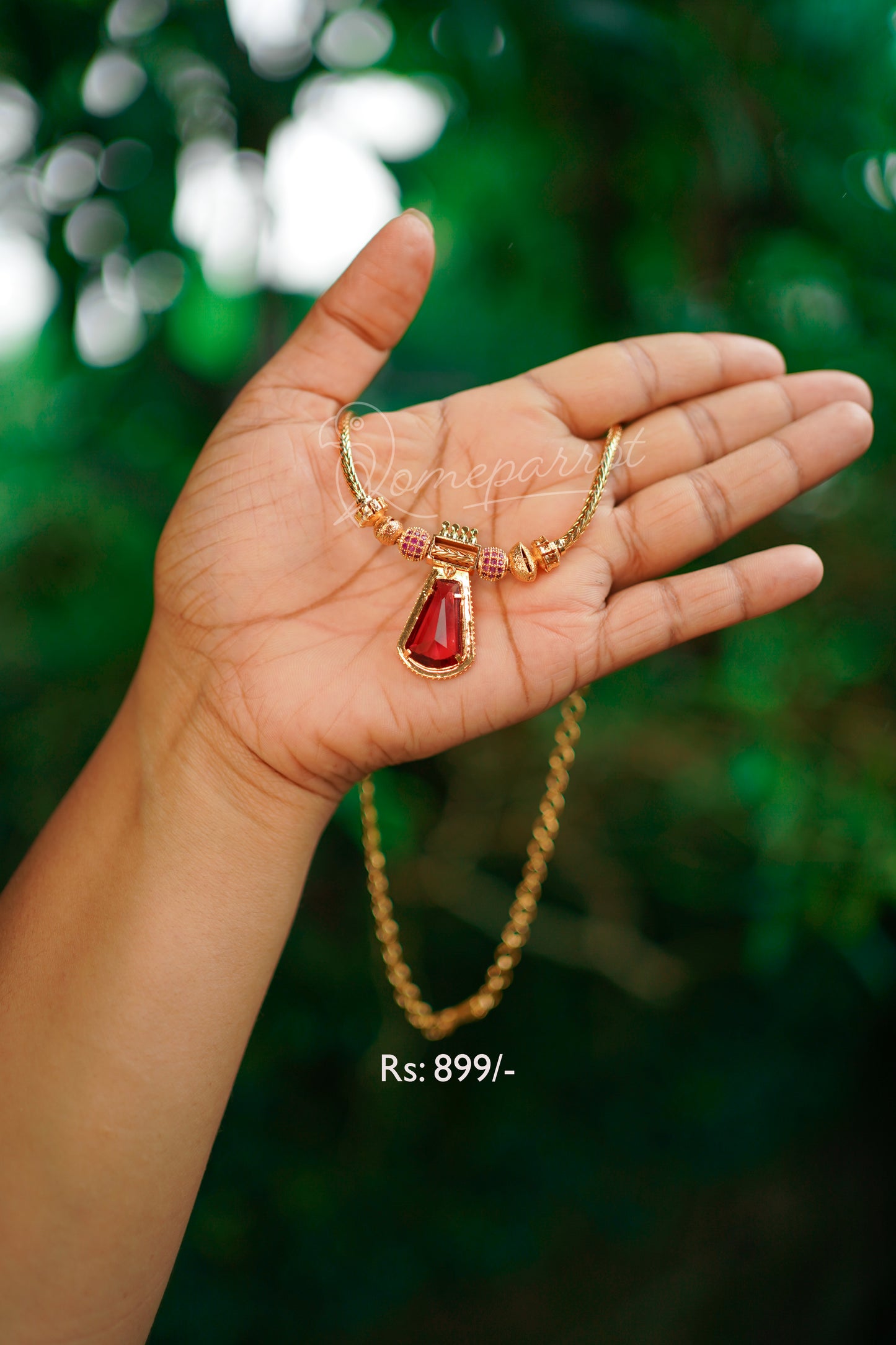 Short Plated Necklace