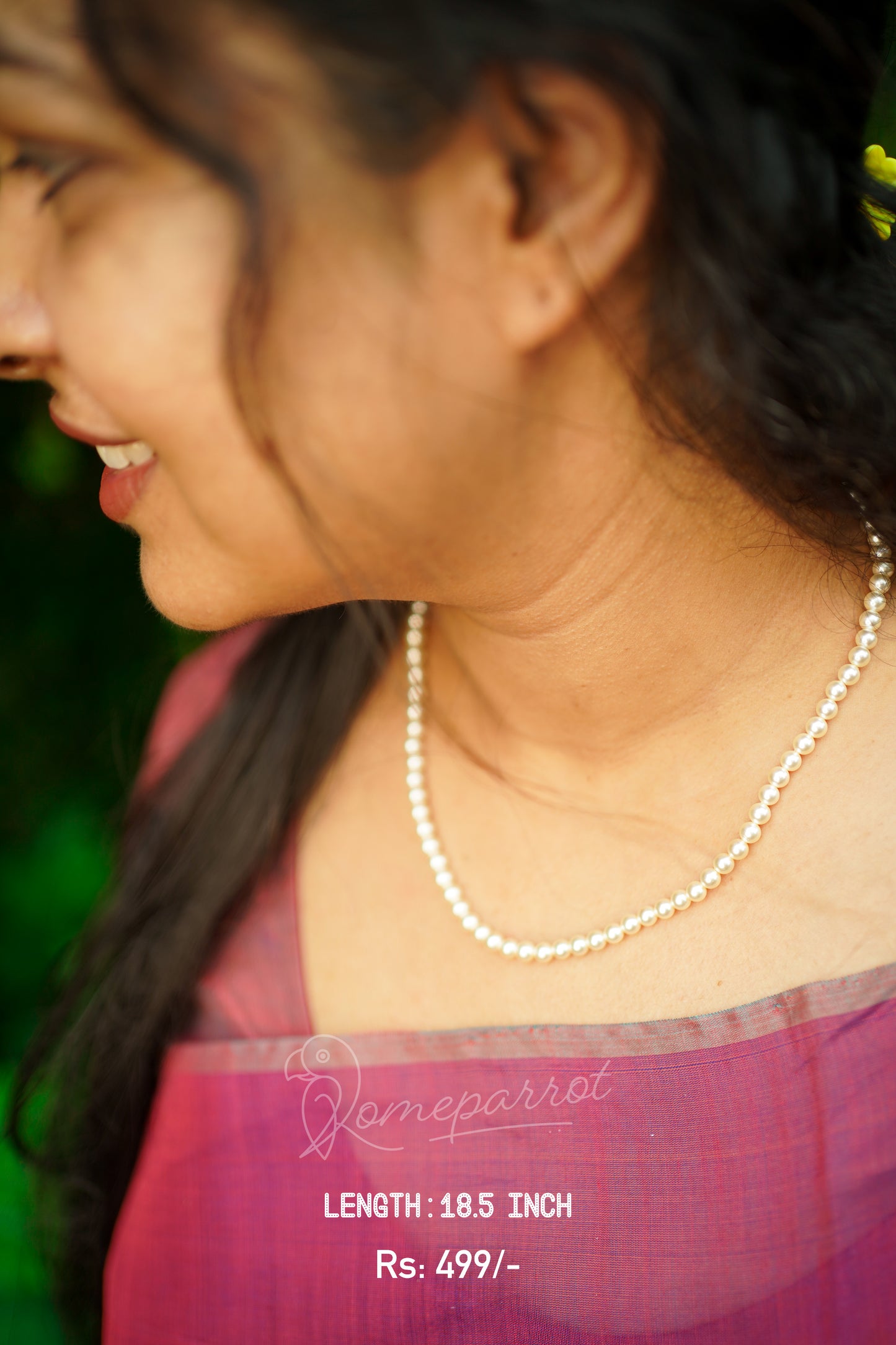 Single Layer Pearl Necklace