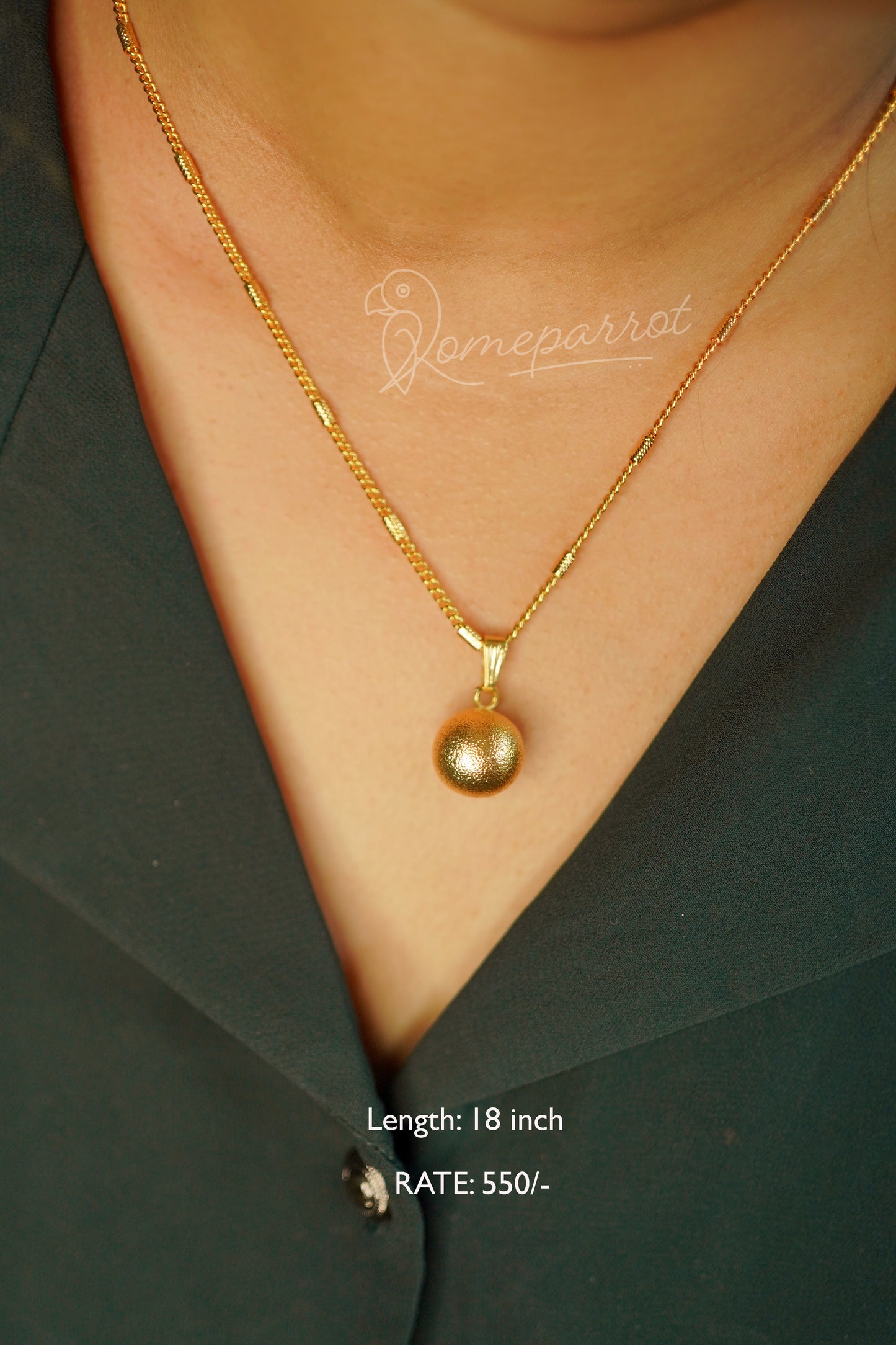 Daily wear Plated Pendent and chain