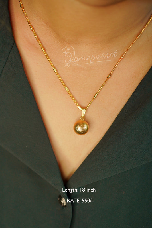 Daily wear Plated Pendent and chain