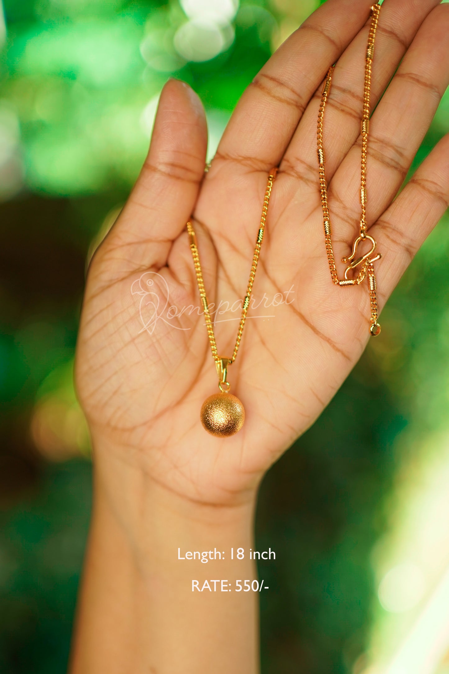 Daily wear Plated Pendent and chain