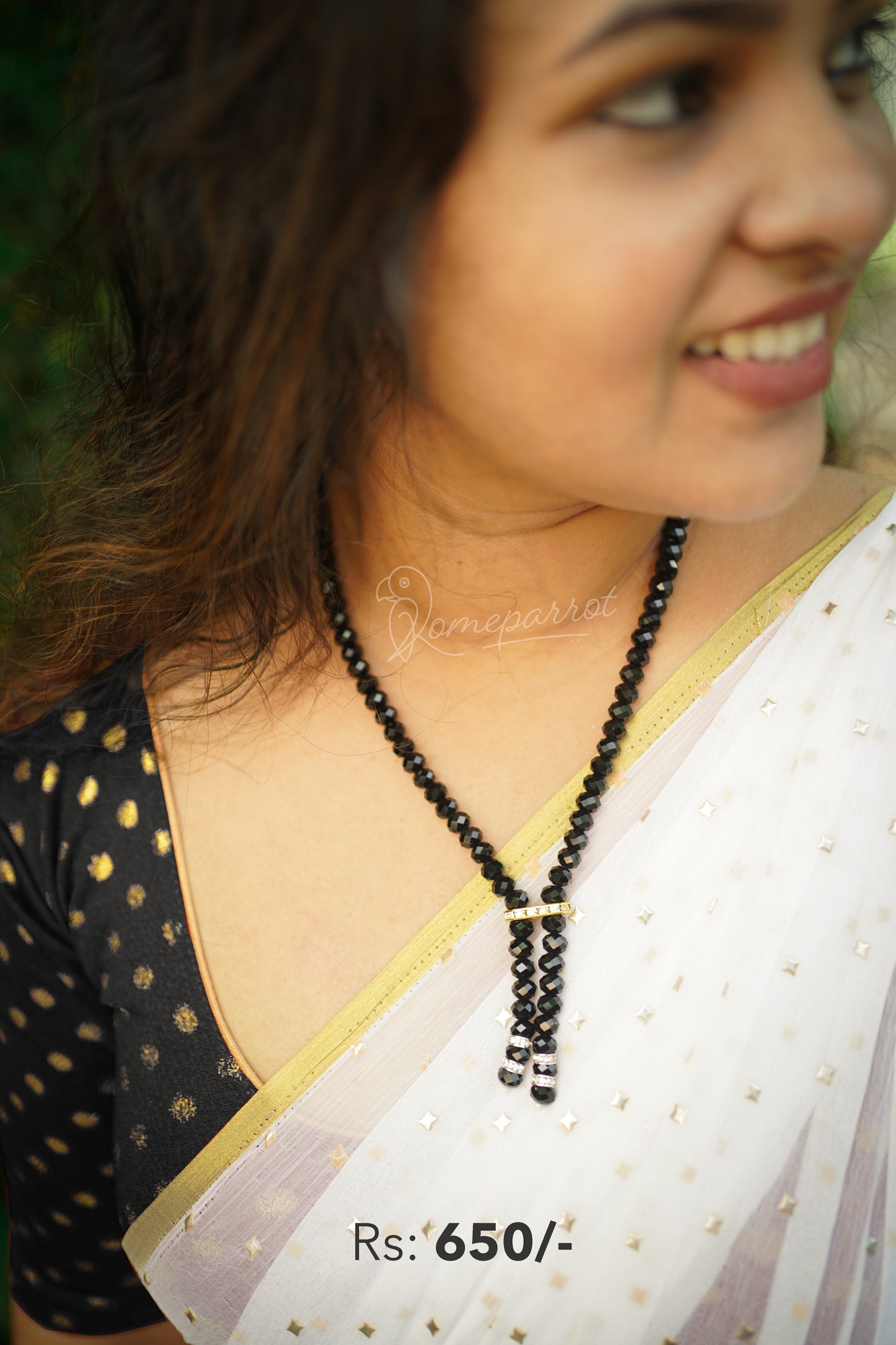 Crystal customized short Y-necklace