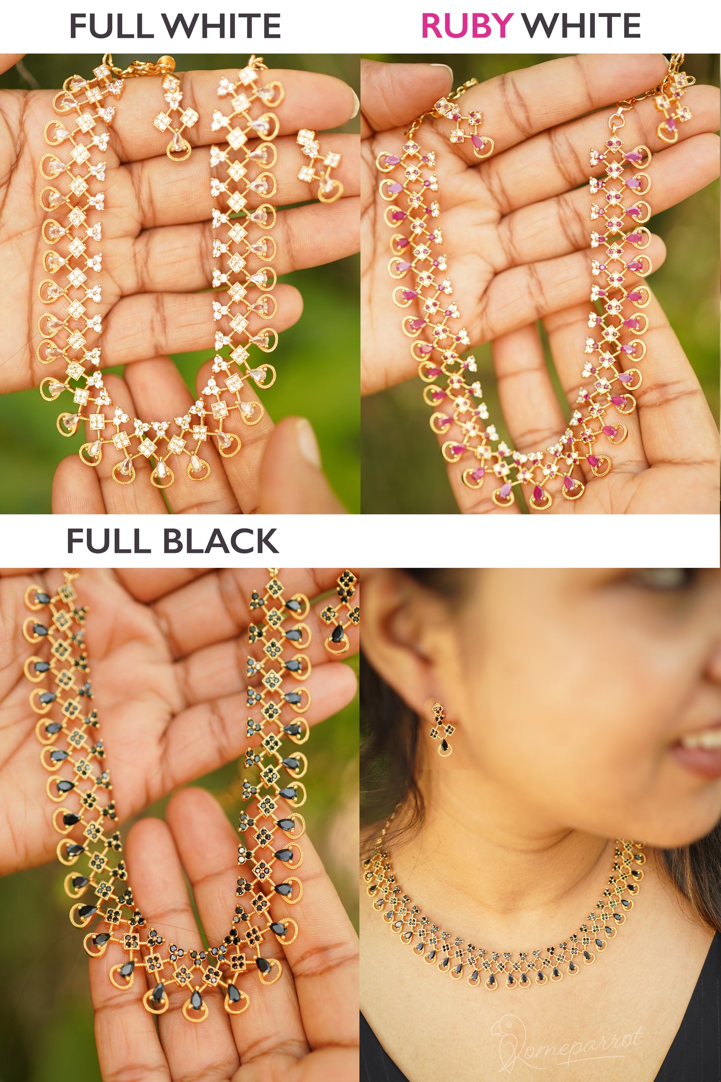 Gold Plated Elegant Necklace set