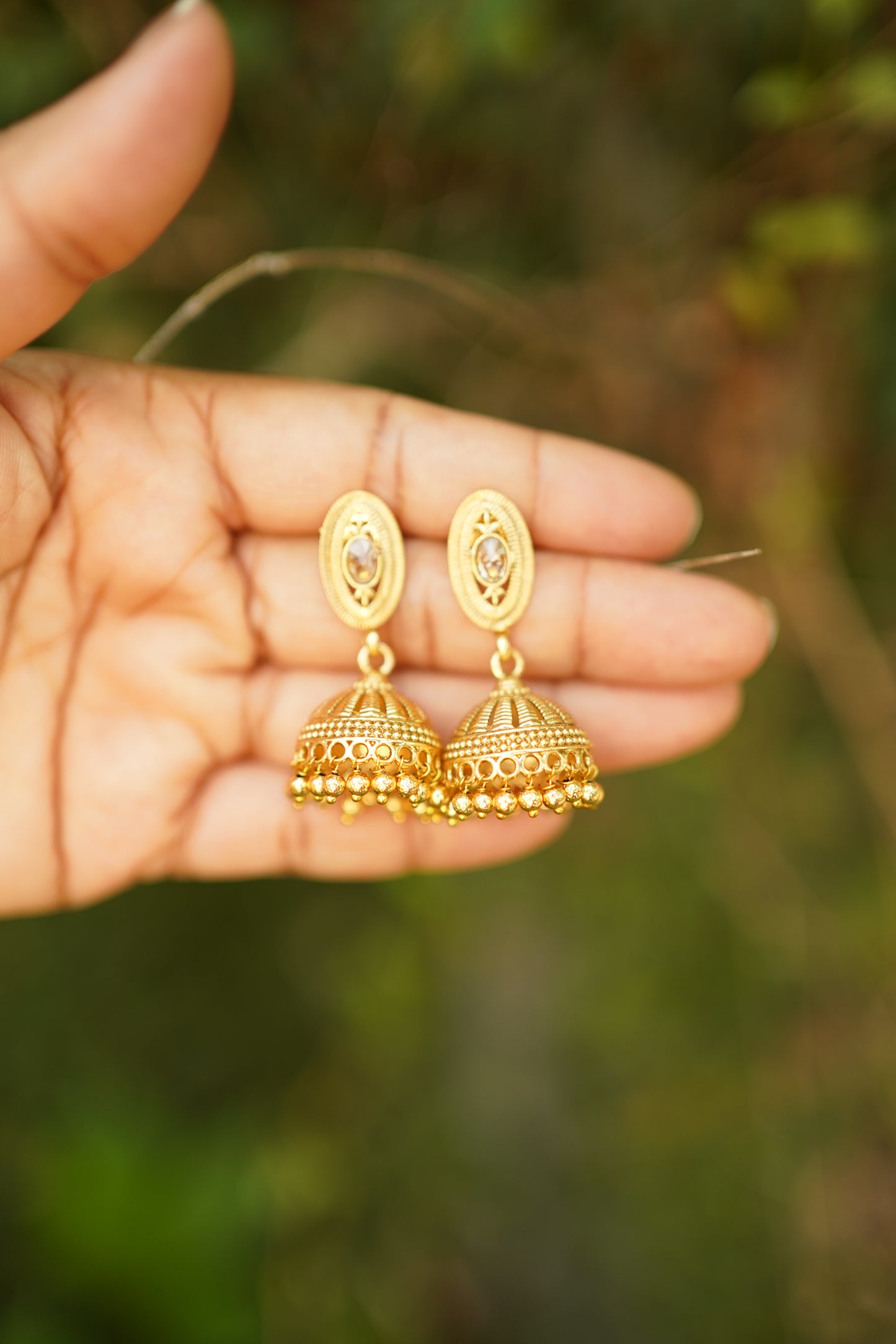 Golden Jhumka -E1