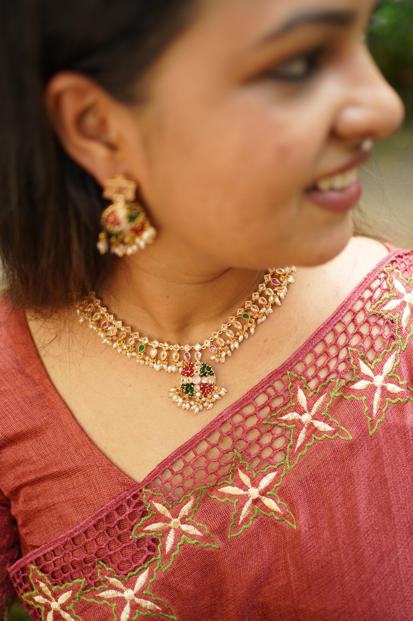 Premium Multicolor Necklace Set