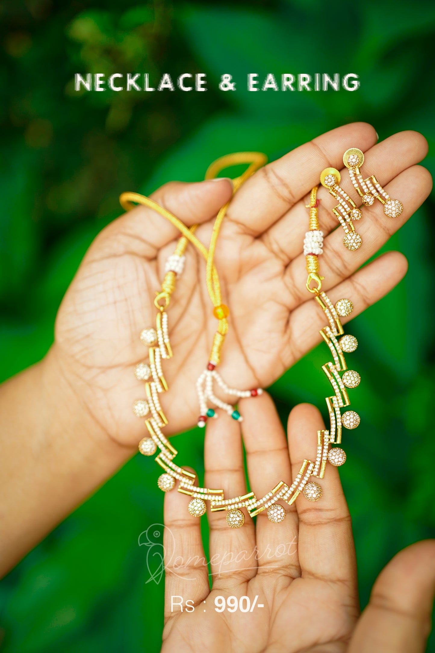 Matte Finish Elegant Necklace Set