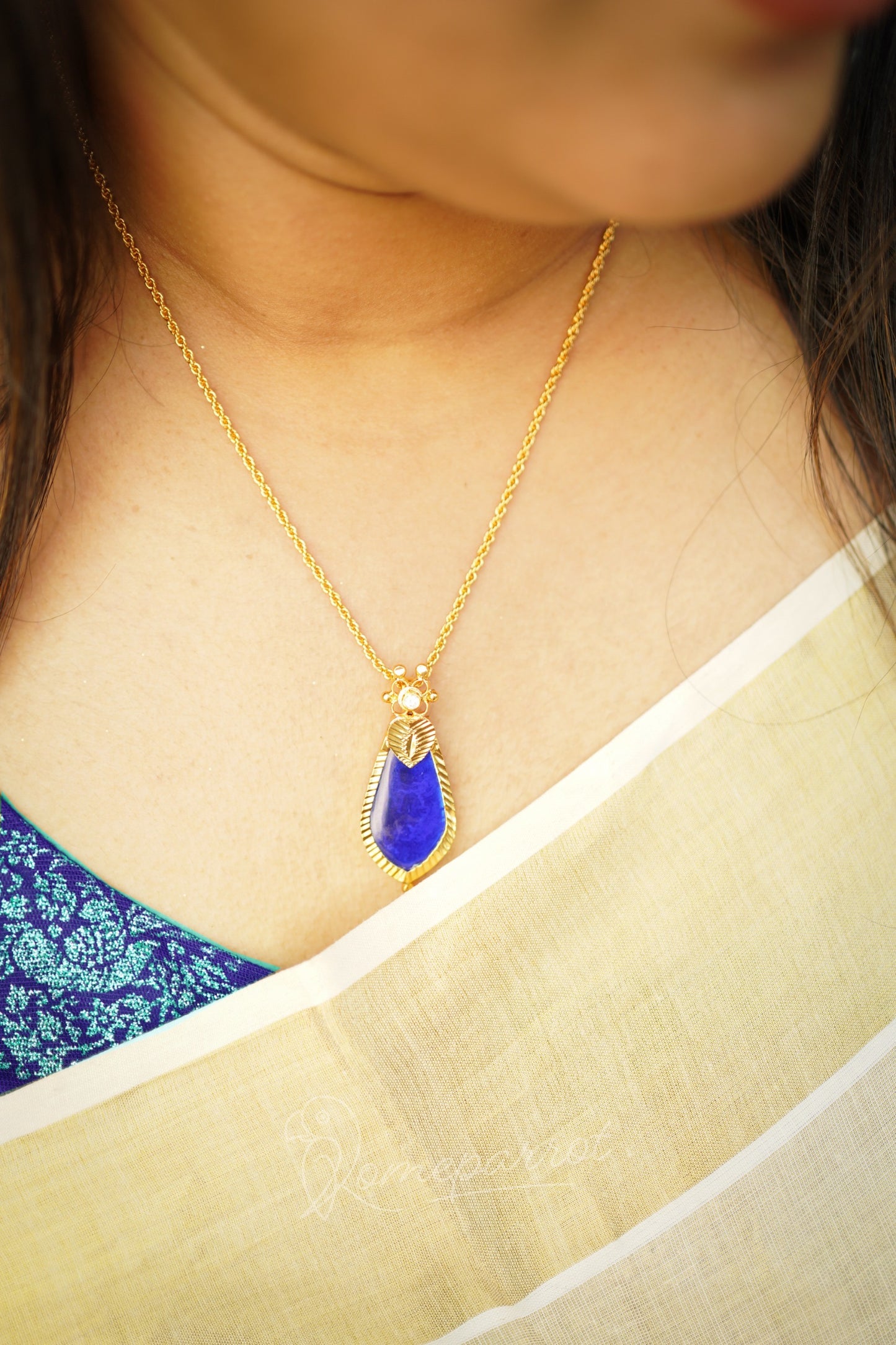 Palakka locket with chain