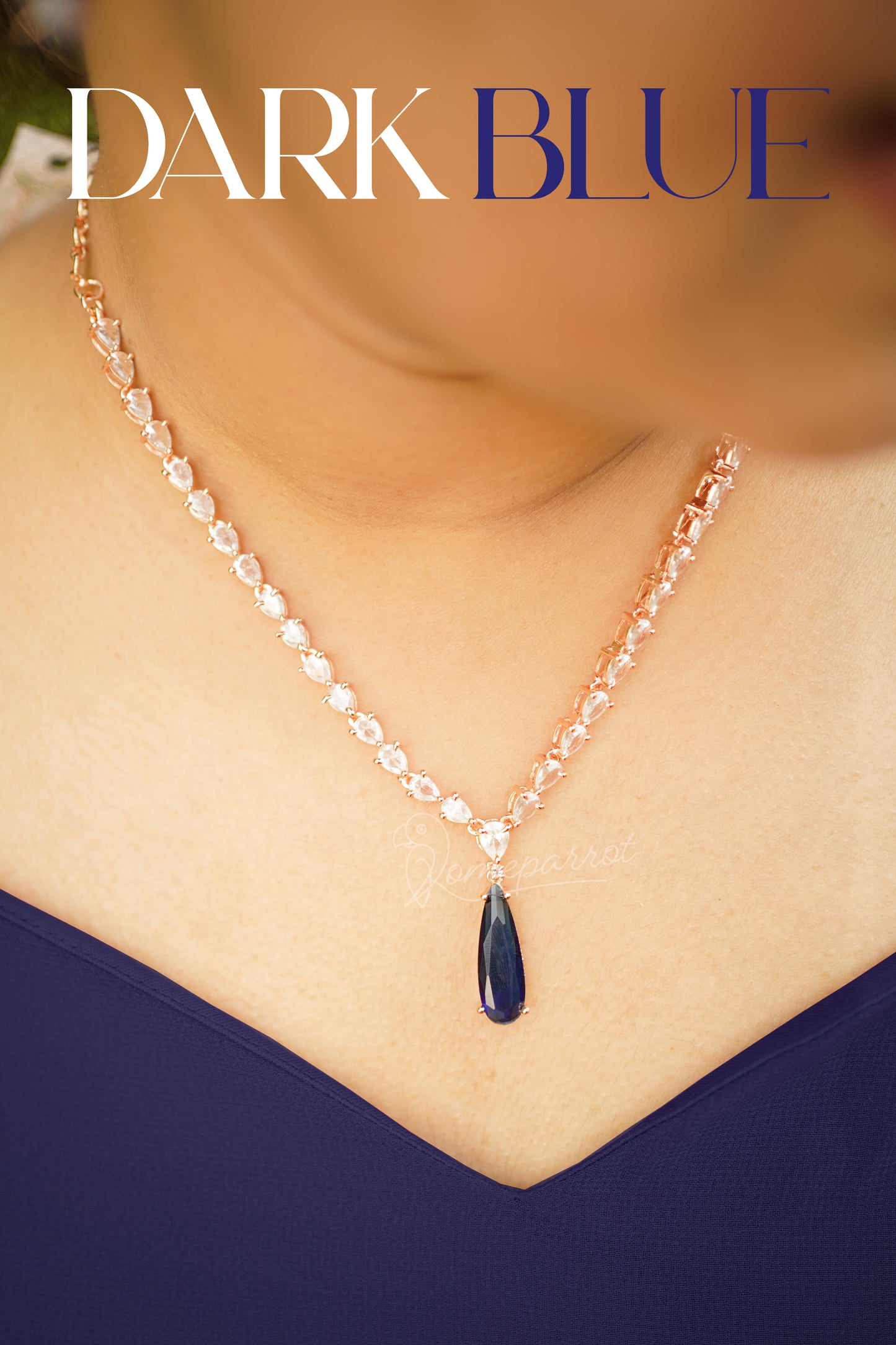 Rose Gold Necklace Set