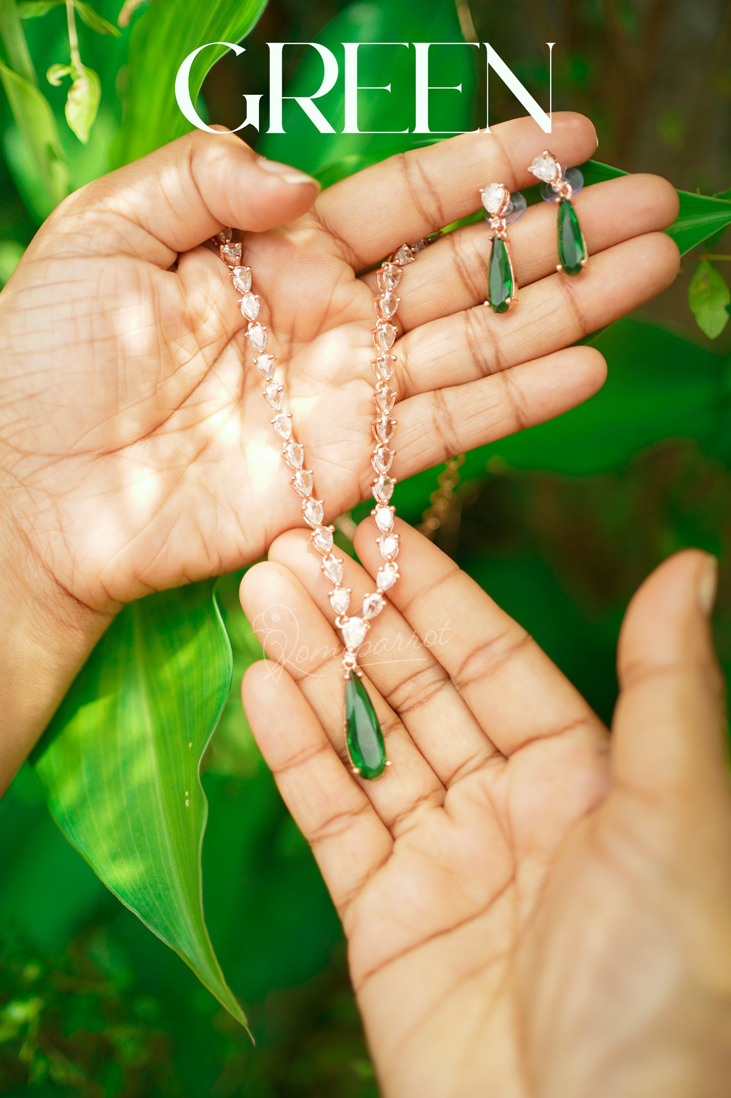 Rose Gold Necklace Set