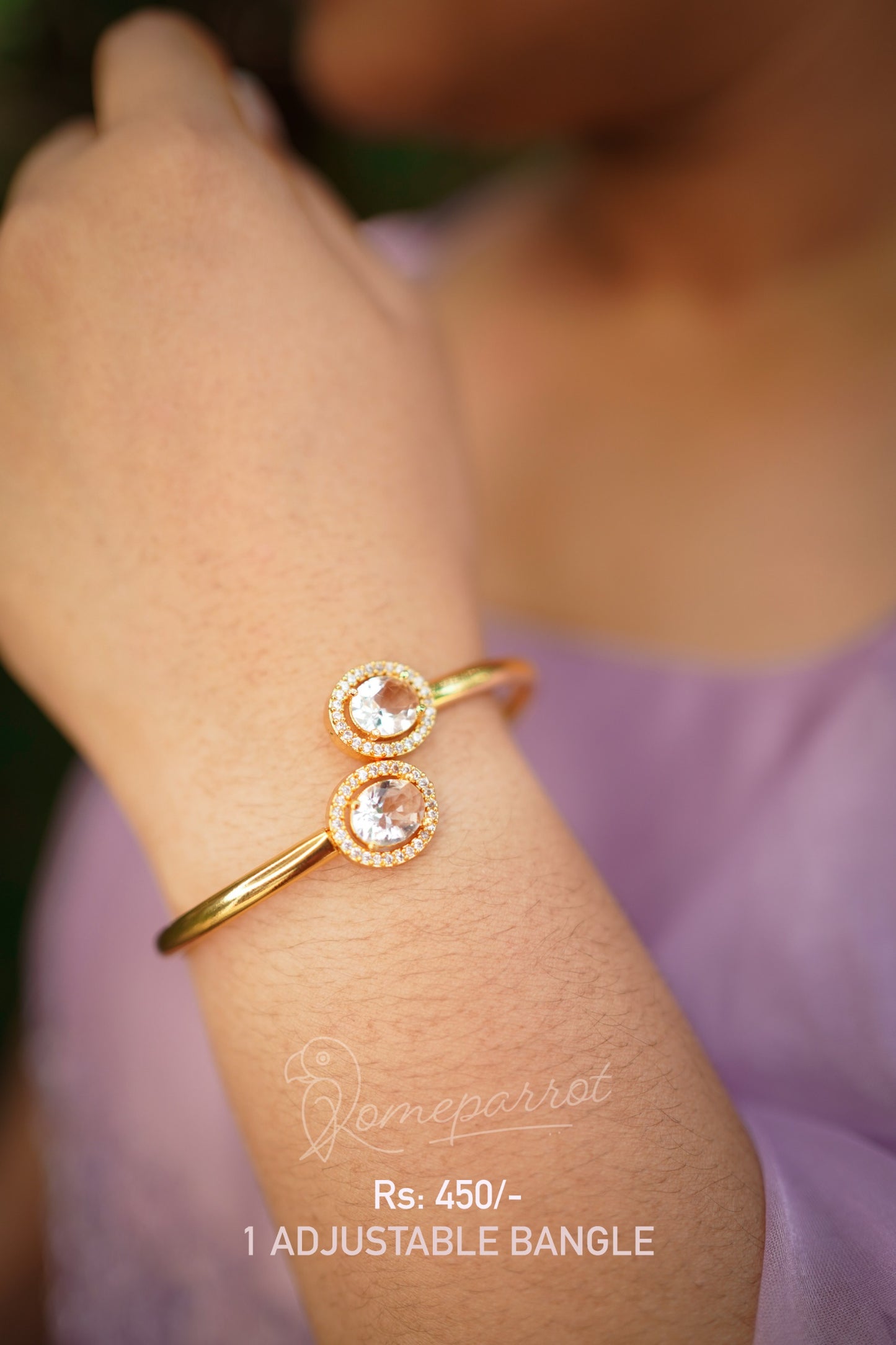 Free Size AD Bangles