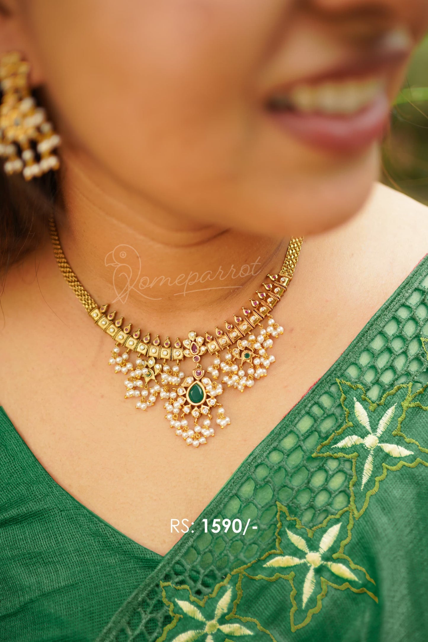 Premium Short Necklace Matte Finish