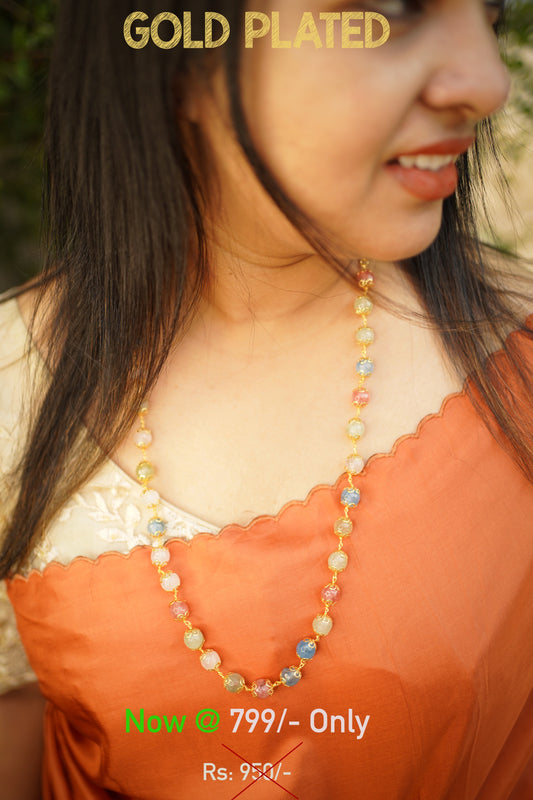 Long Stone Beaded Shades Maala