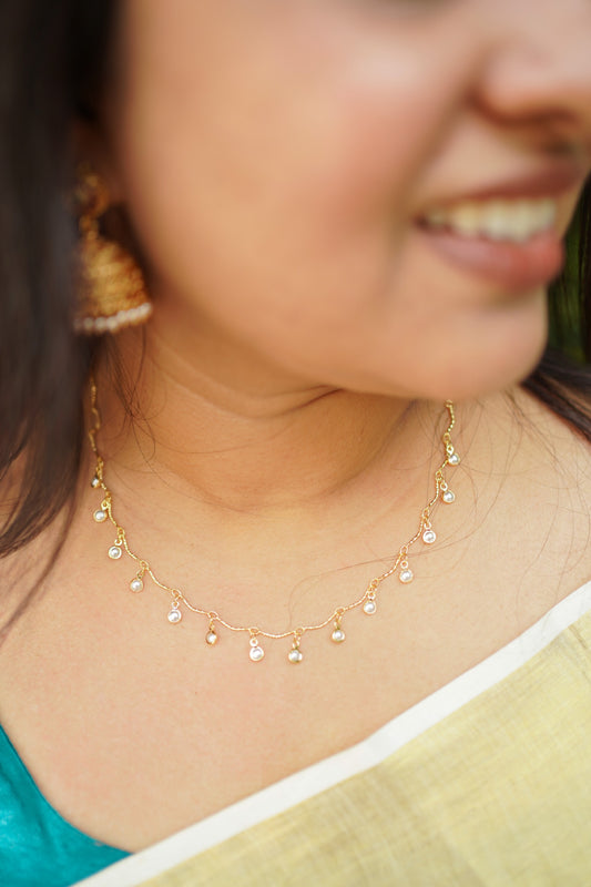 Gold Plated Beaded Hangings