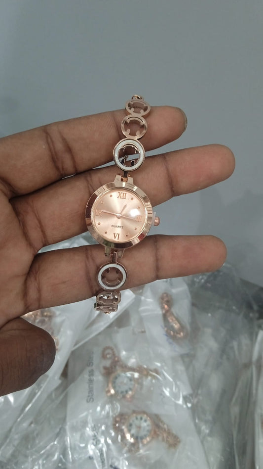 Rose gold watch bracelet Stainless steel