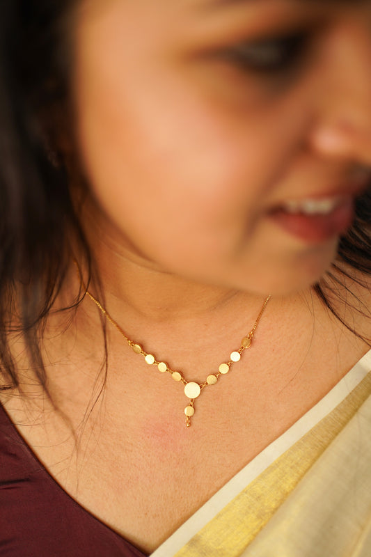 Gold plated simple chain