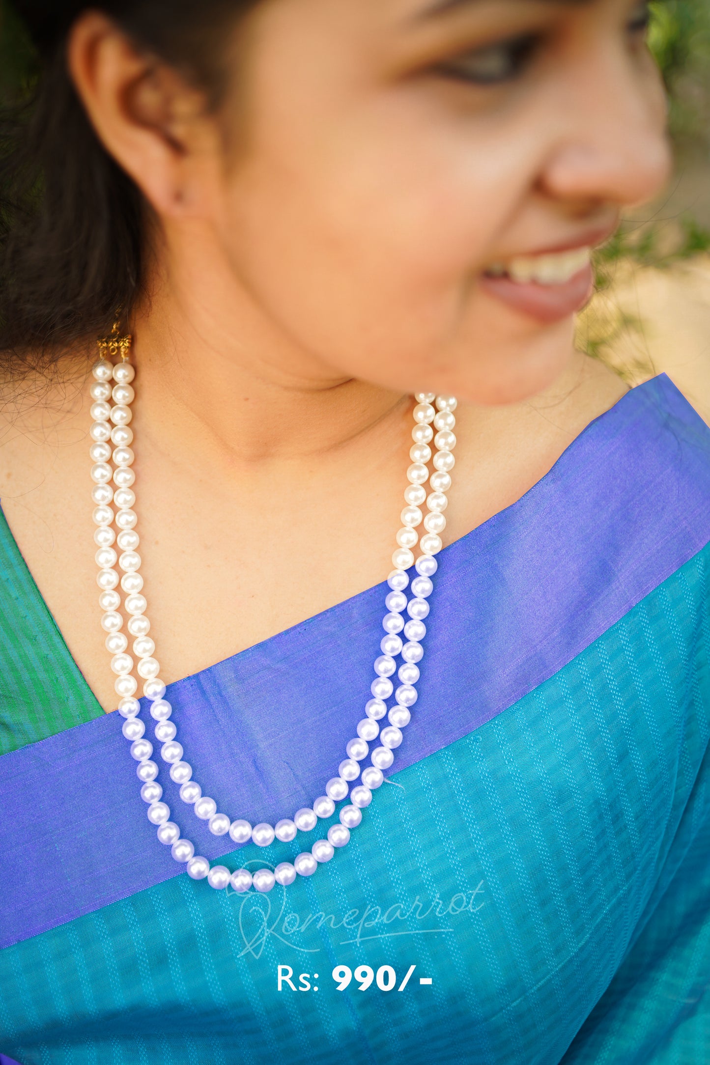 Double Layer Pearl Necklace