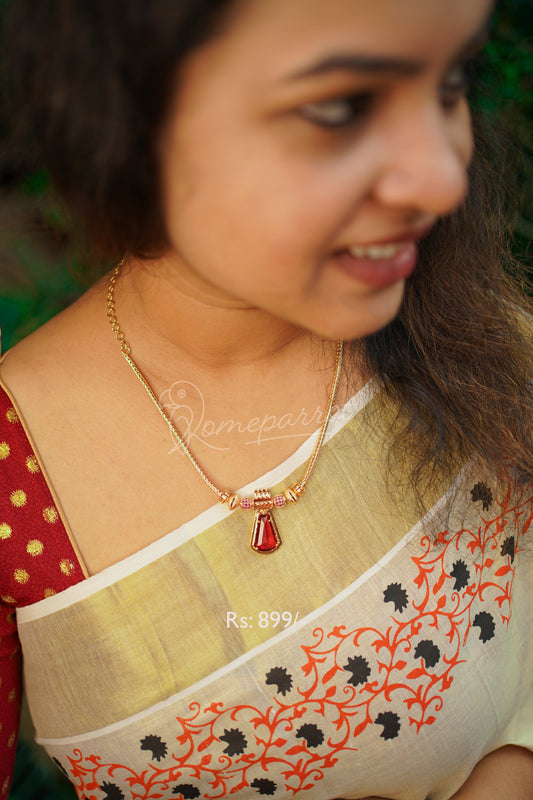 Short Plated Necklace