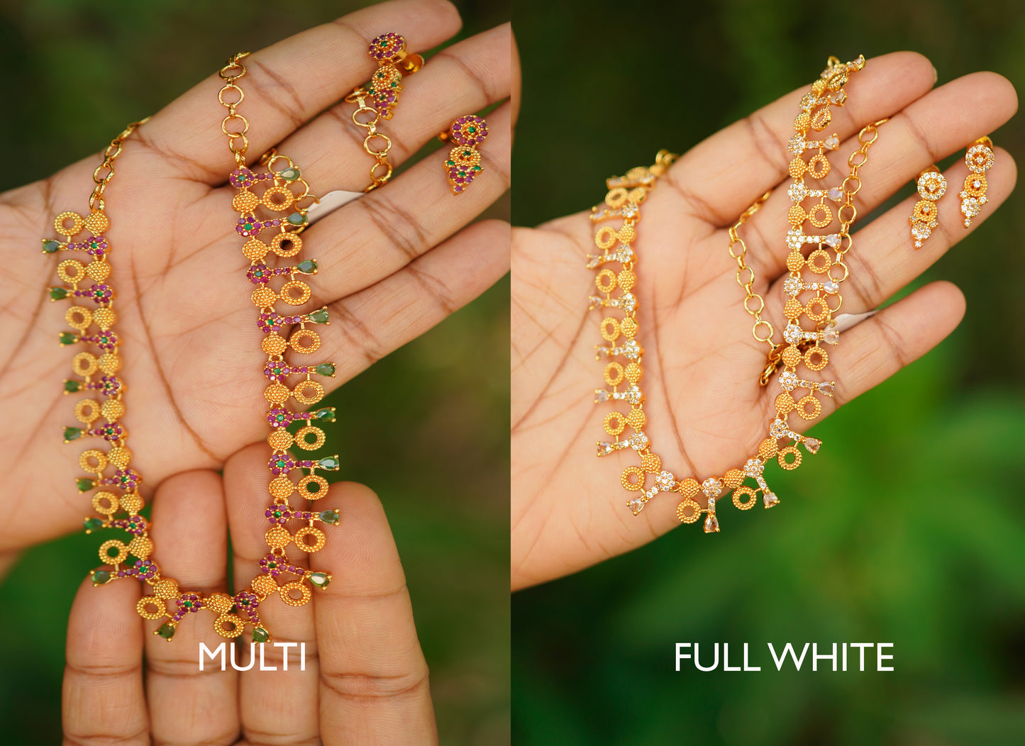 Gold Plated Necklace Set