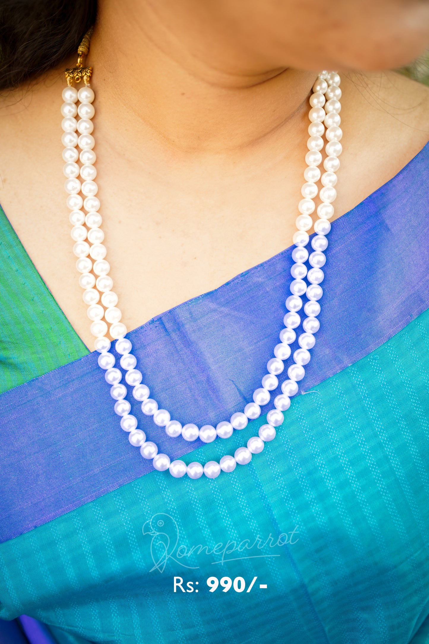 Double Layer Pearl Necklace