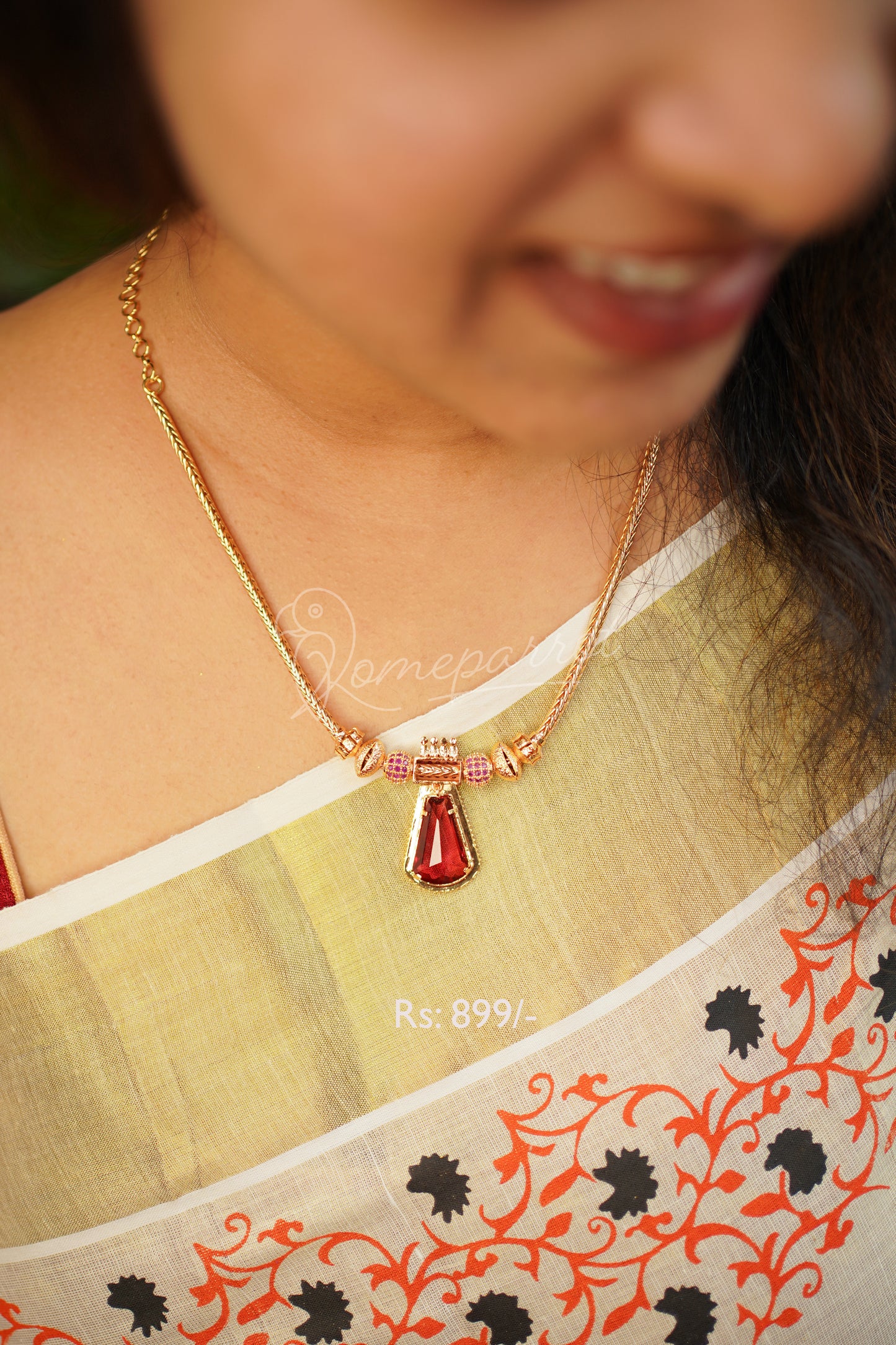 Short Plated Necklace