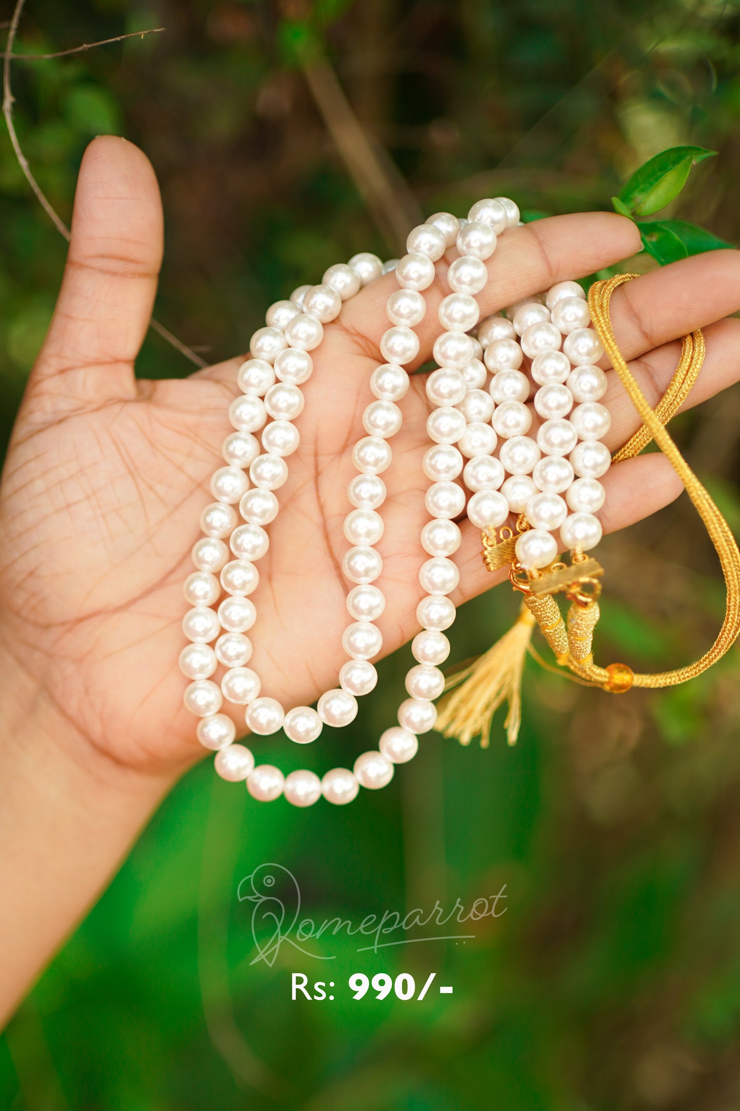 Double Layer Pearl Necklace