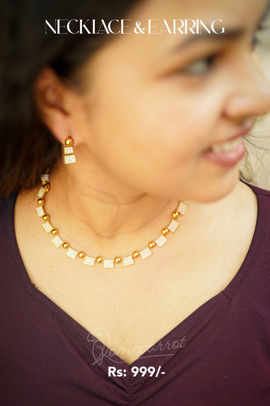Elegant Matte finish Necklace