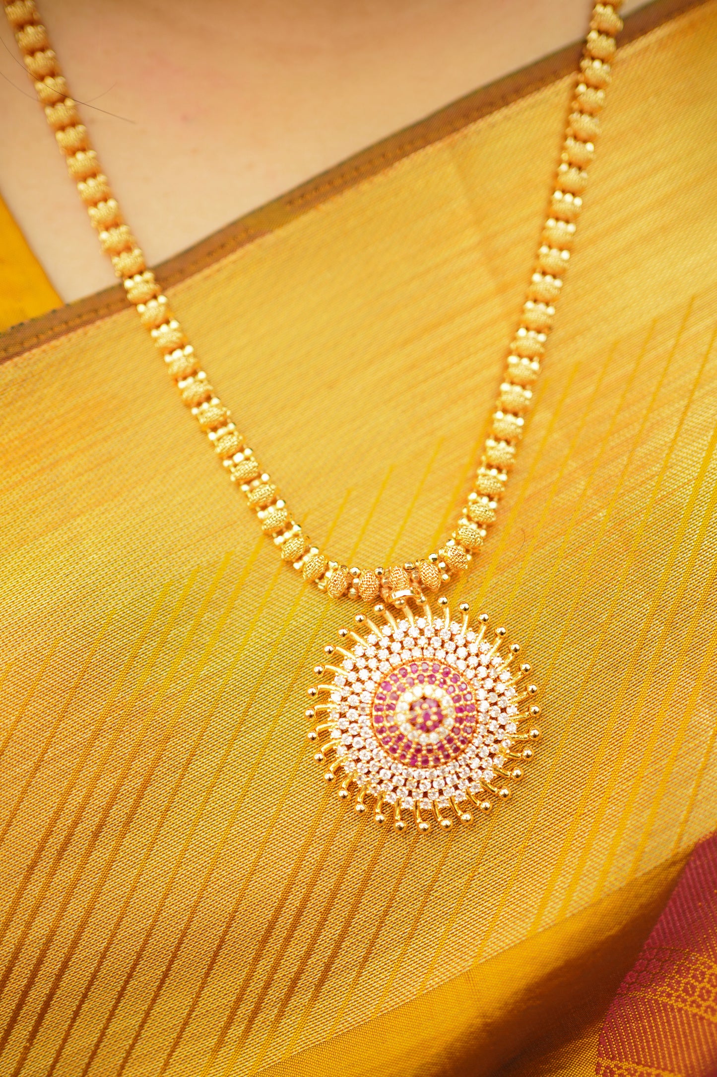 Long Gold Plated Haram