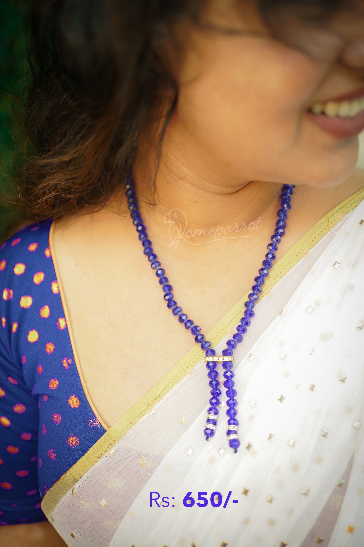 Crystal customized short Y-necklace