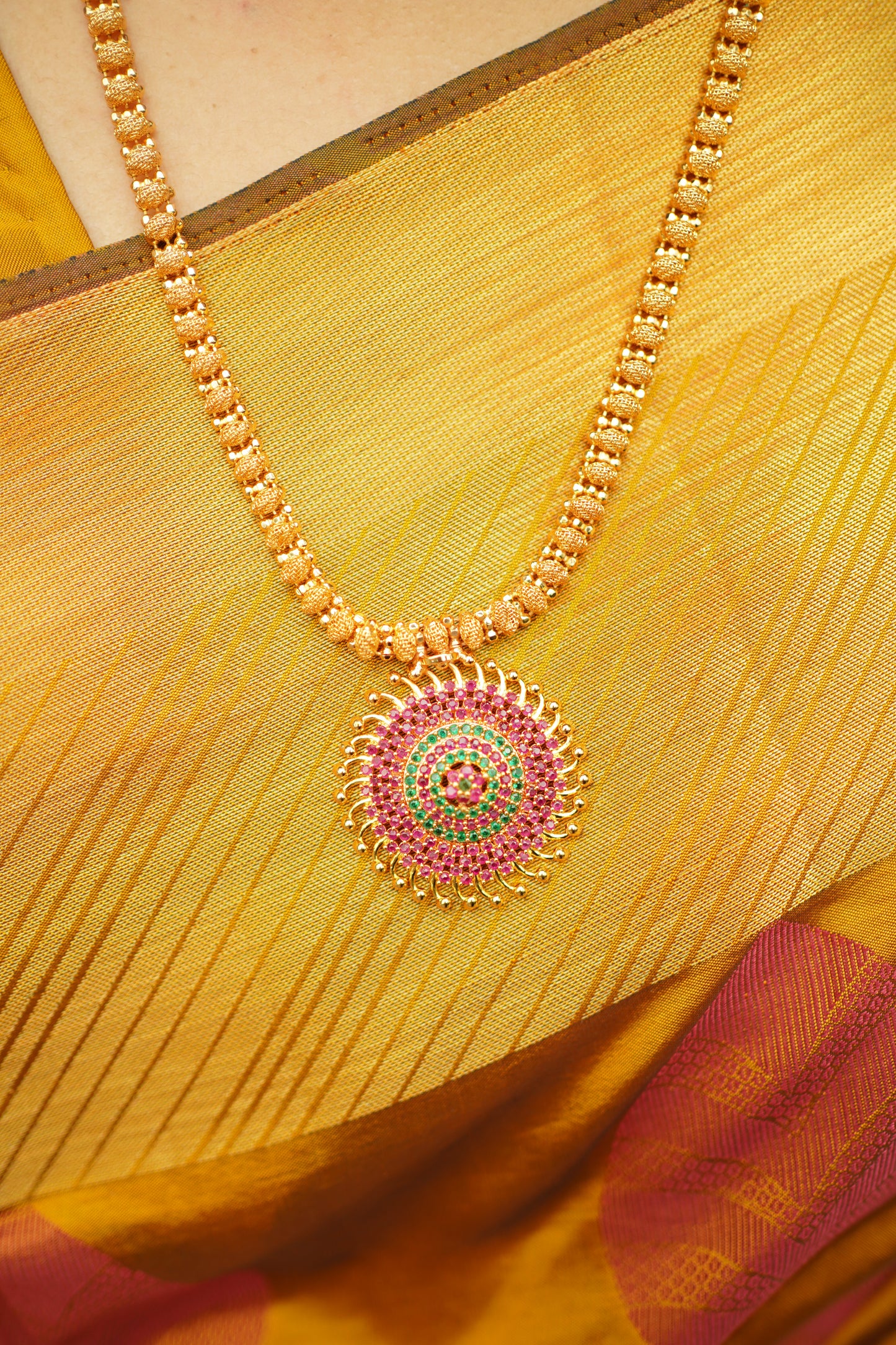 Long Gold Plated Haram