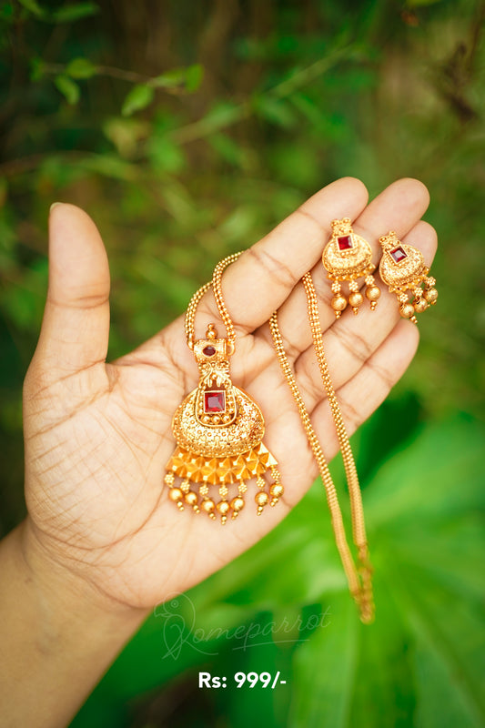 Antique Simple Necklace Set