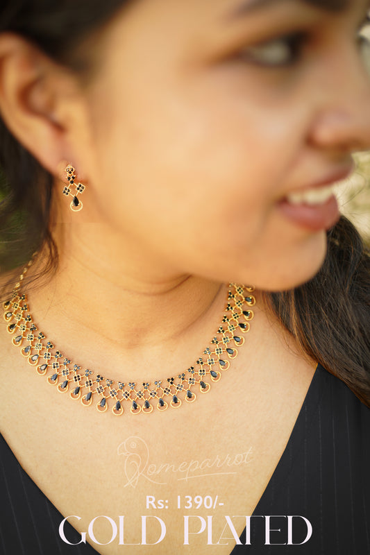 Gold Plated Elegant Necklace set