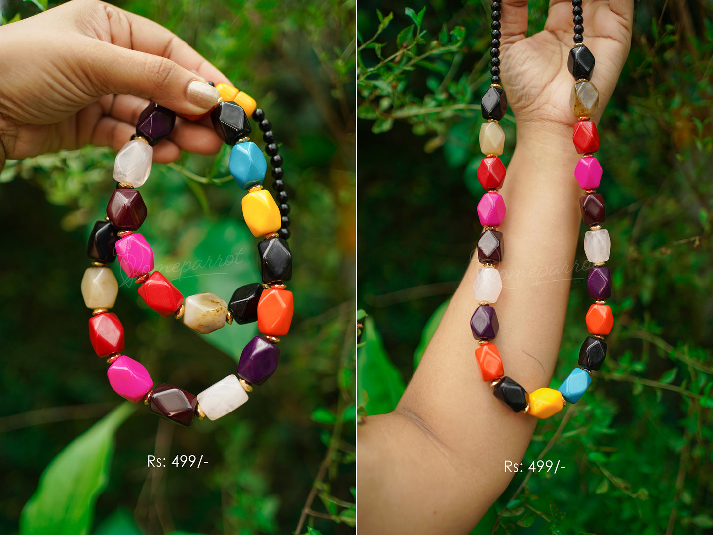 Big Pearl Stone Necklace