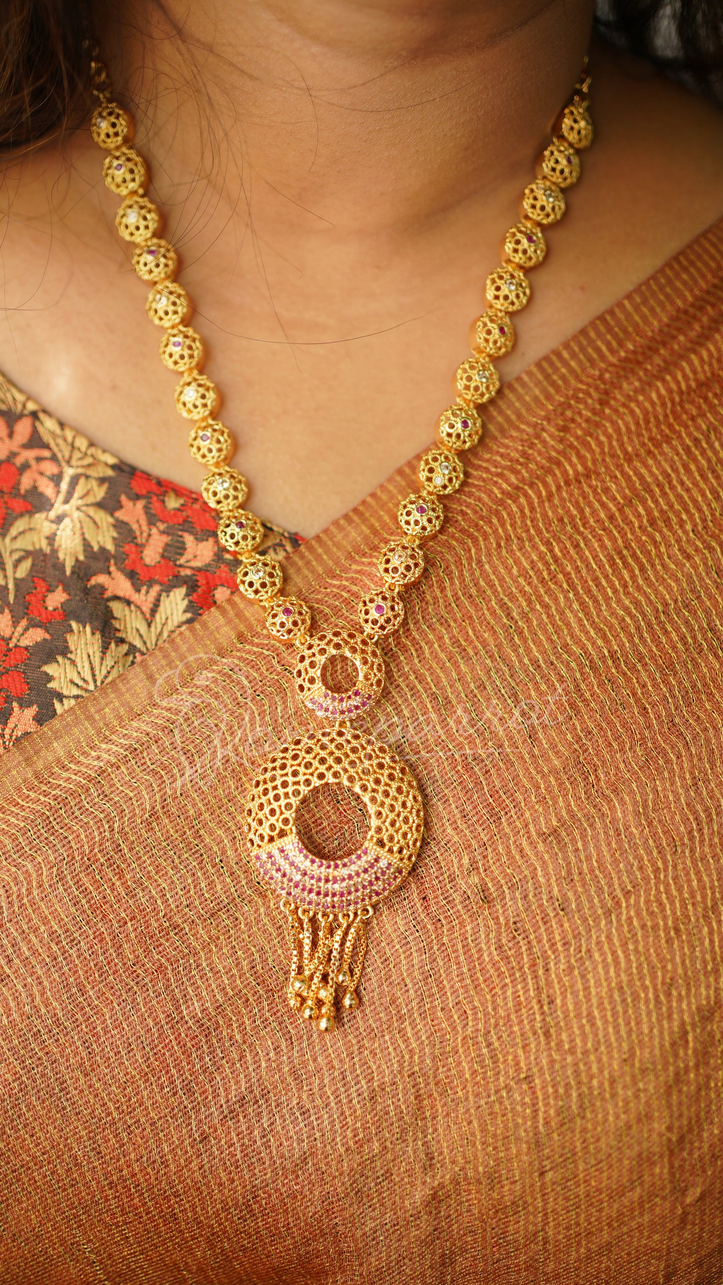 Long Plated Necklace