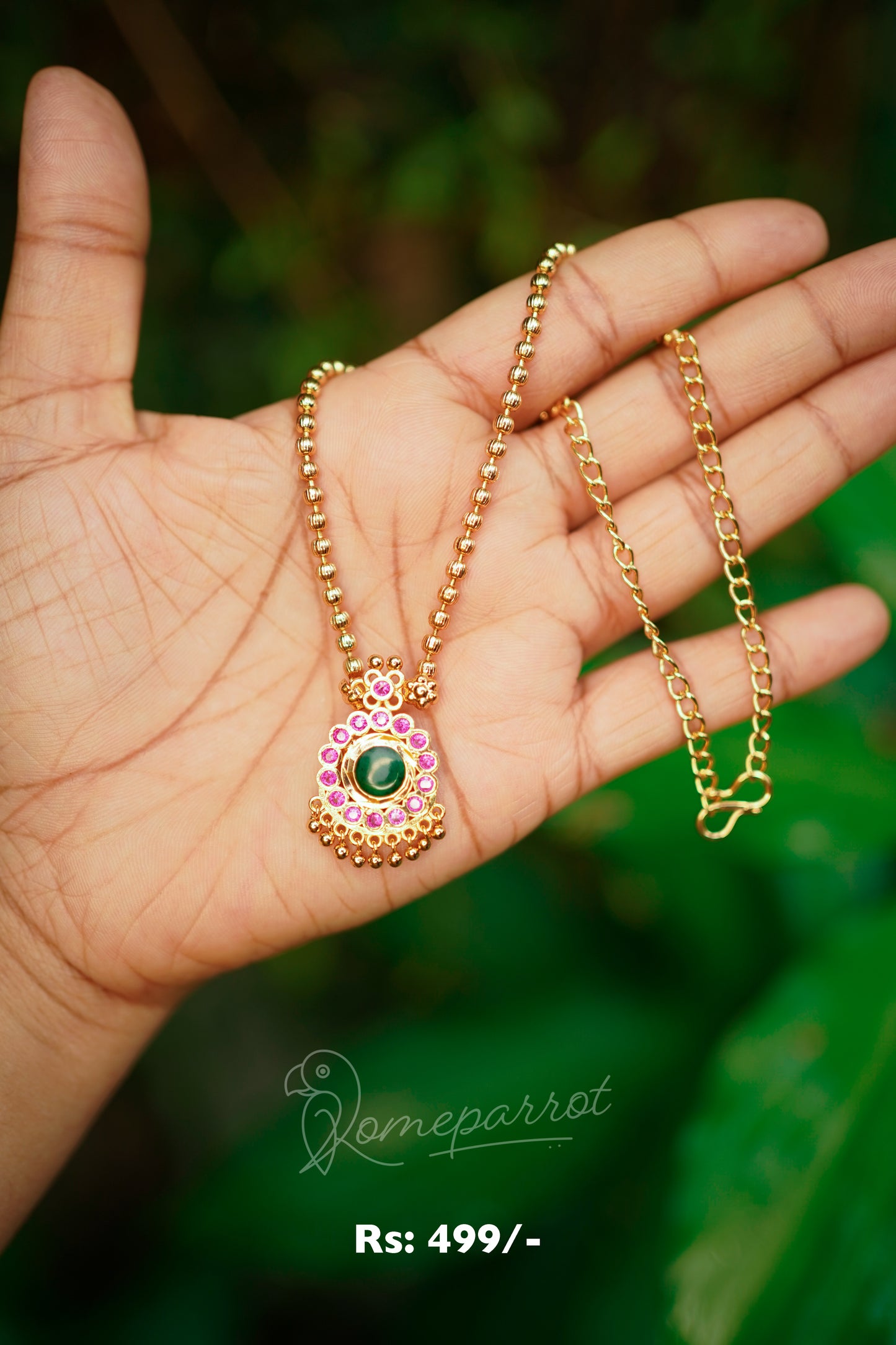 Short Plated Necklace