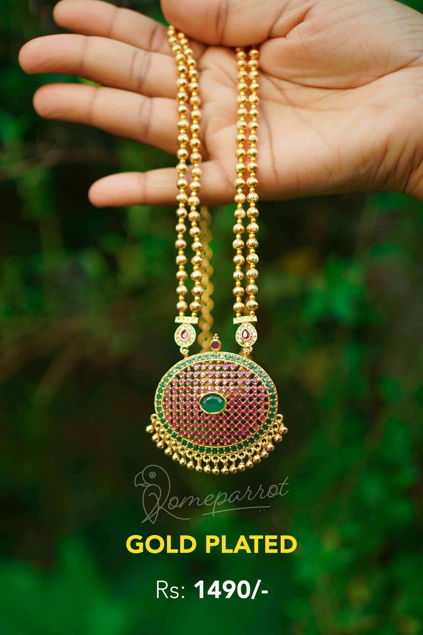 Gold Plated Long Haram