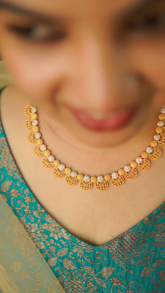 Short Plated Necklace