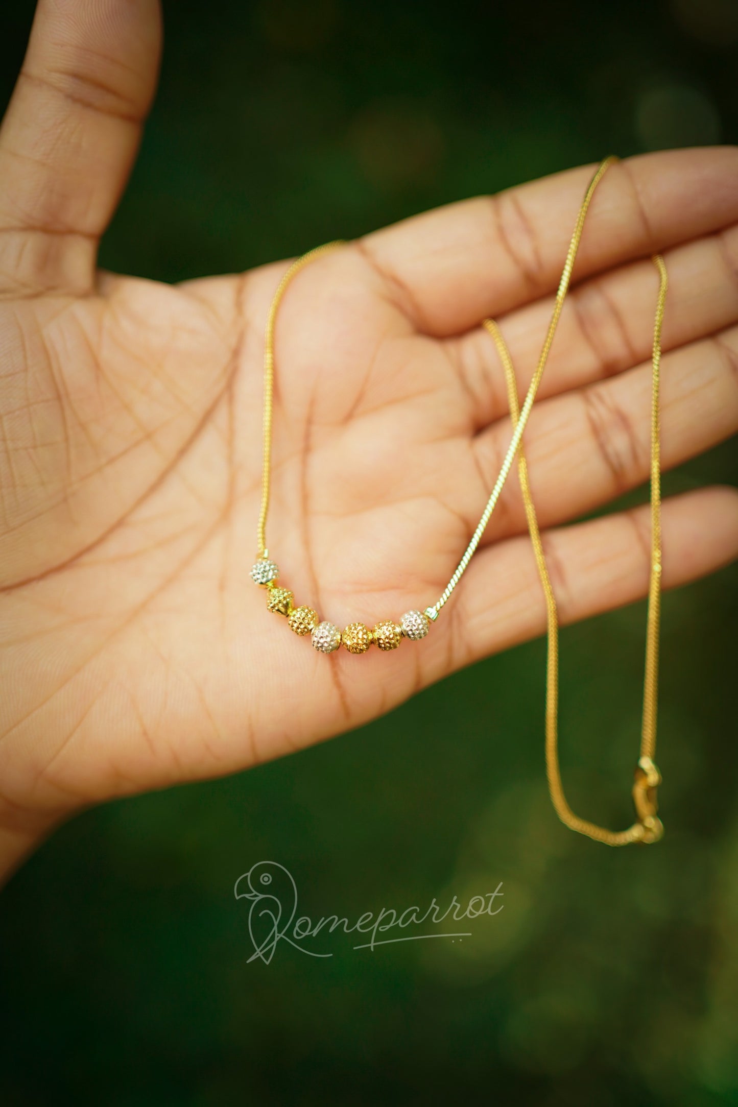 Simple Elegant gold plated chain
