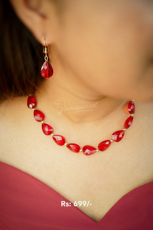 Crystal Necklace Set