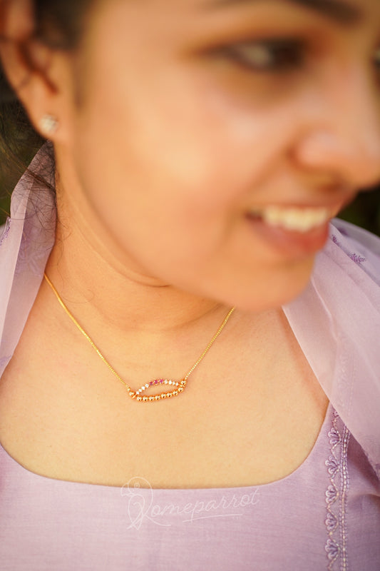 Simple Short Stone chain